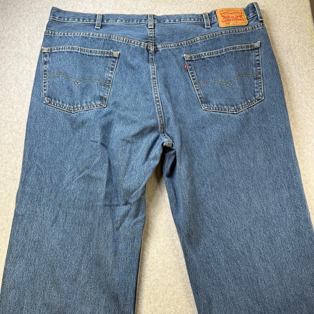 Levi's 550 Relaxed Fit‎ Jeans 46x32 Blue Denim Water Less - Picture 8 of 10